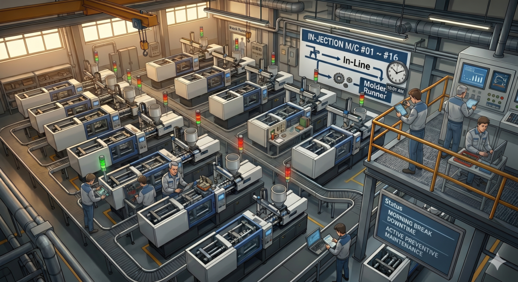 Injection Machine Stop