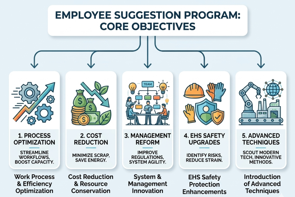 Employee Suggestion Program Core Objectives