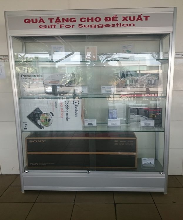 Gifts for suggestion system for all employees
