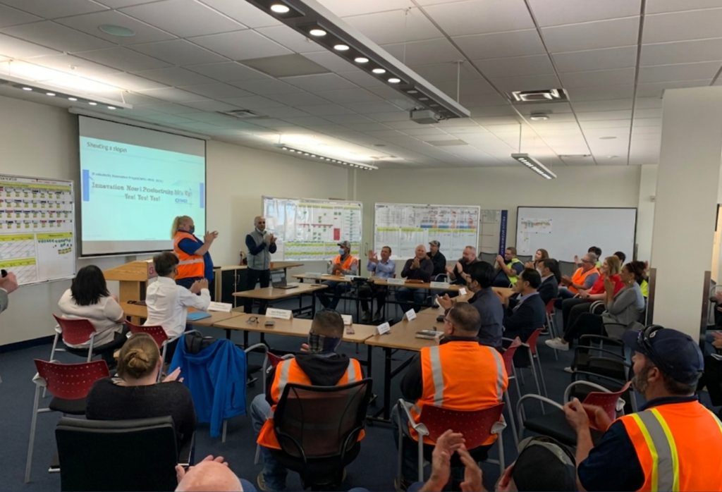 30 Percent Labor Productivity Improvement Project Kick-Off Ceremony in USA Plant (High-Performing Leaders)
