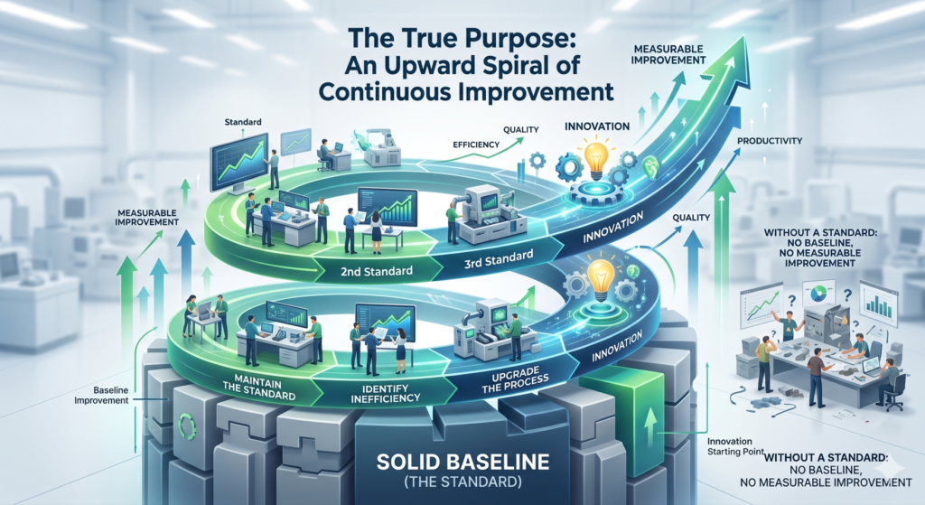 The True Purpose: An Upward Spiral of Continuous Improvement