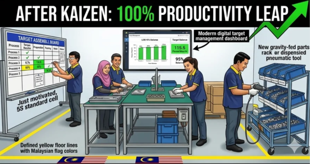 Productivity Improvement by Kaizen