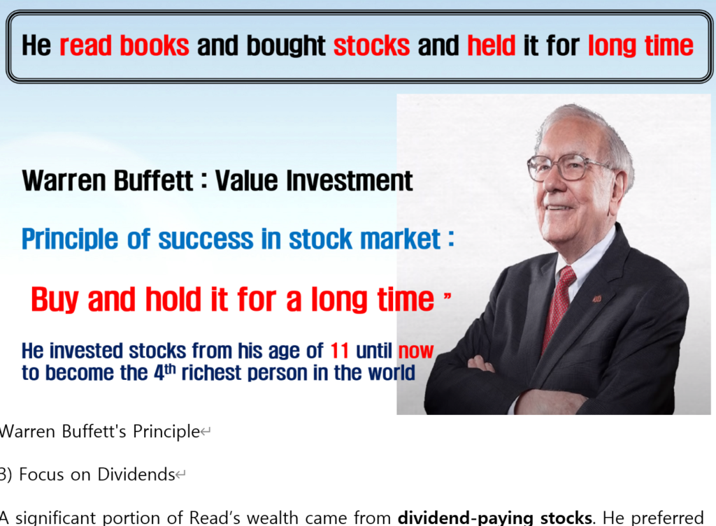 Warren Buffett's Value Investment